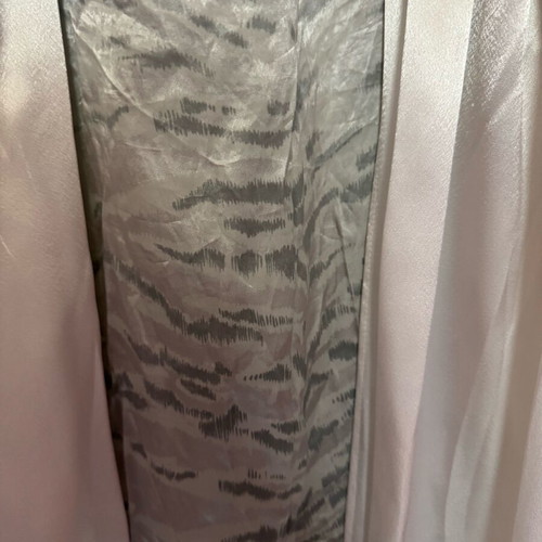 Vintage dress from the 80s like new, white and silver, size L