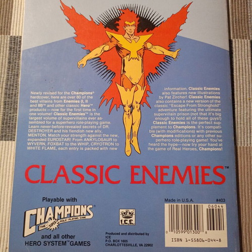 Classic Enemies #403 Hero Games comic book used