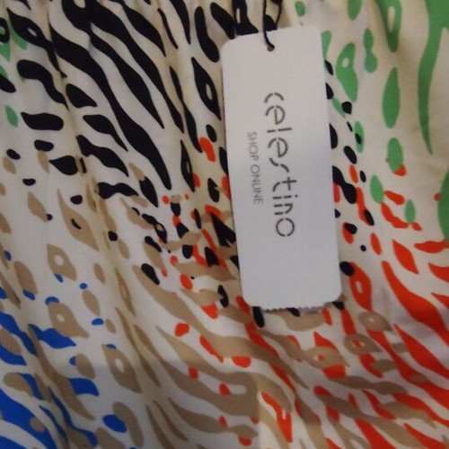 Celestino summer skirt colorful, new, asymmetric with flare