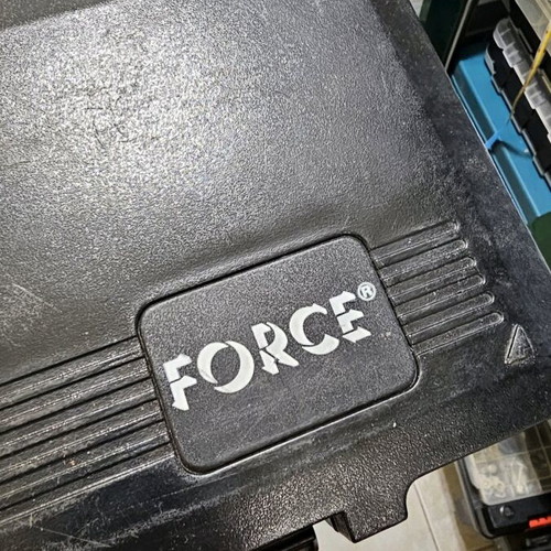 Force set of used polygon wrenches with case