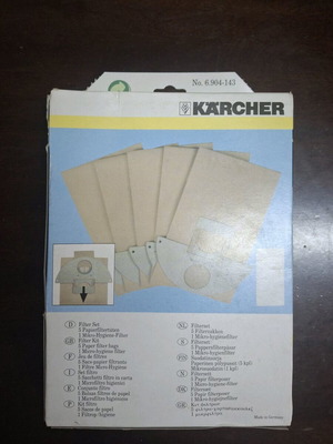 KARCHER 6.904-143 Vacuum Cleaner Bags, new, pack of 5