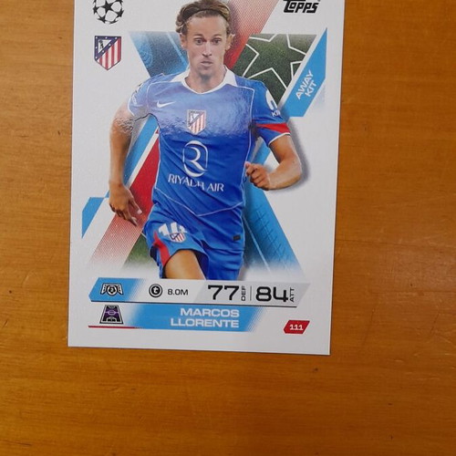 Topps Card Match Ataxx Marcos Llorente new