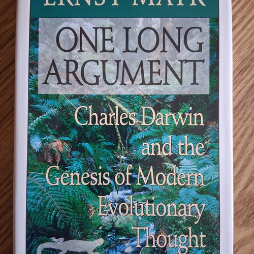 One Long Argument by Ernst Mayr, like new, English