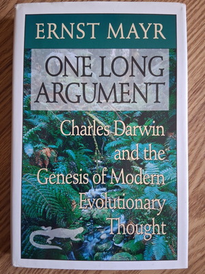 One Long Argument by Ernst Mayr, like new, English