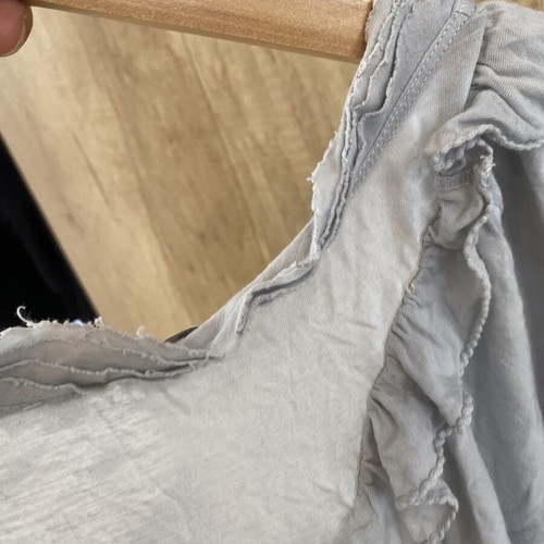 Blouse made of organic cotton, like new, gray color