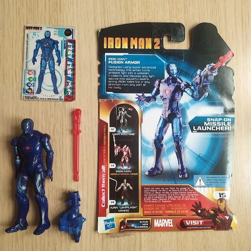 Iron Man Fusion Armor figure 11 cm like new