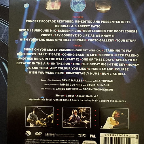 Pink Floyd Pulse Live DVD like new
