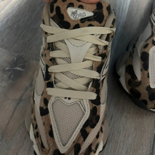 New Balance women's shoes with leopard print design