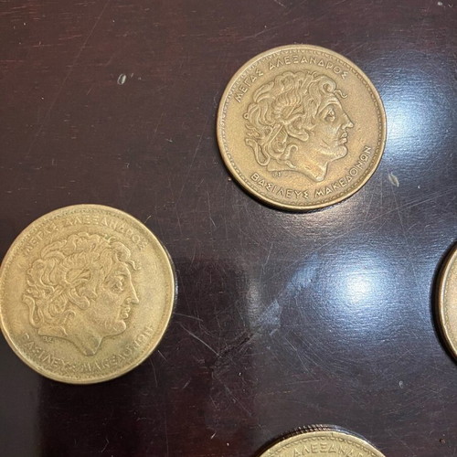 Coins with Alexander the Great and Vergina Sun new