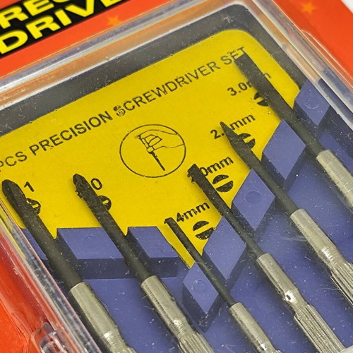 Amtech Precision Screwdriver Set 6 Pieces new, metal alloy