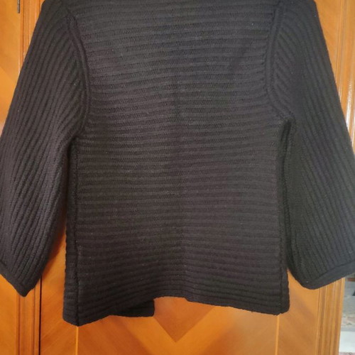 Albertini wool cardigan used, size S, black