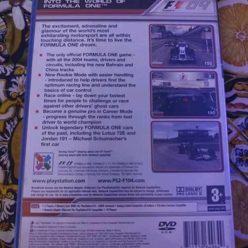 Formula 1 04' PS2 like new