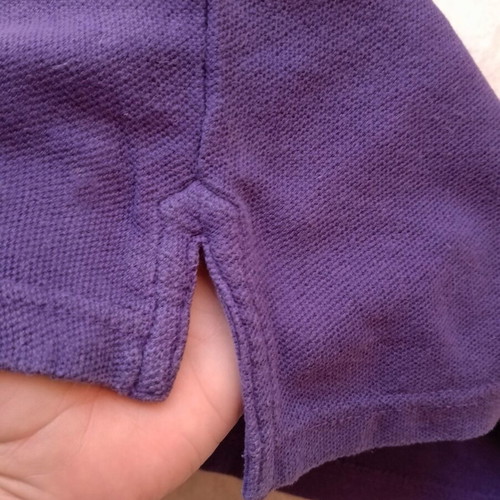 Cadbury men's polo shirt like new, size L, purple