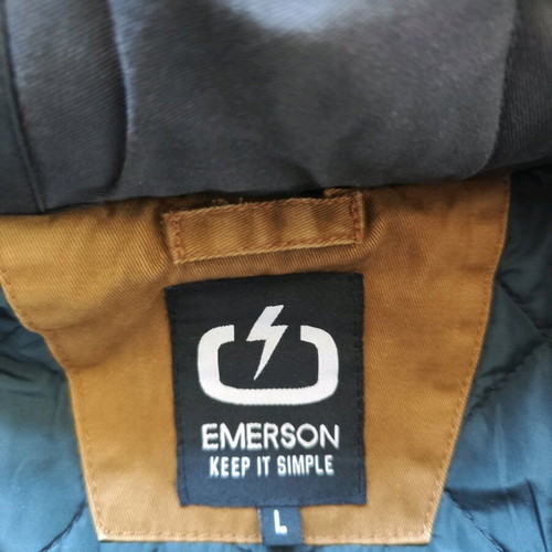 Emerson Parka jacket used, size Large with detachable fur hood