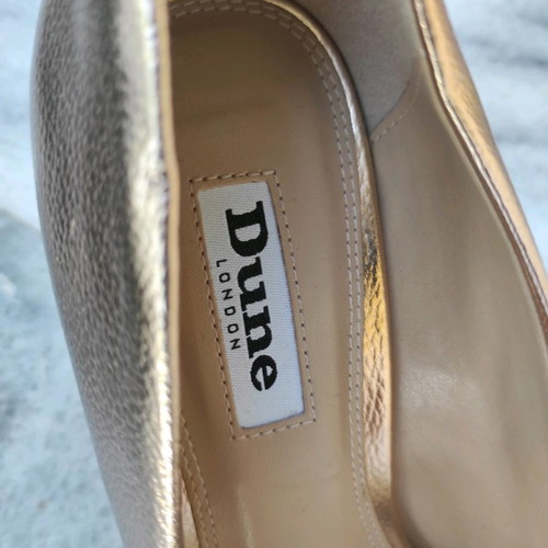 Dune London shoes rose gold color new size 37
