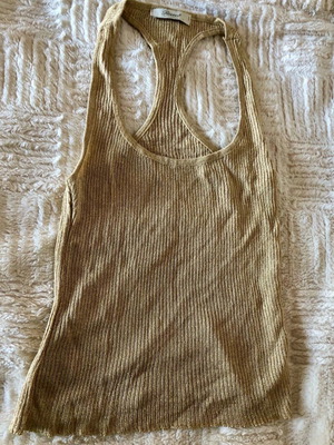 Rococo evening top with gold thread, new, size S