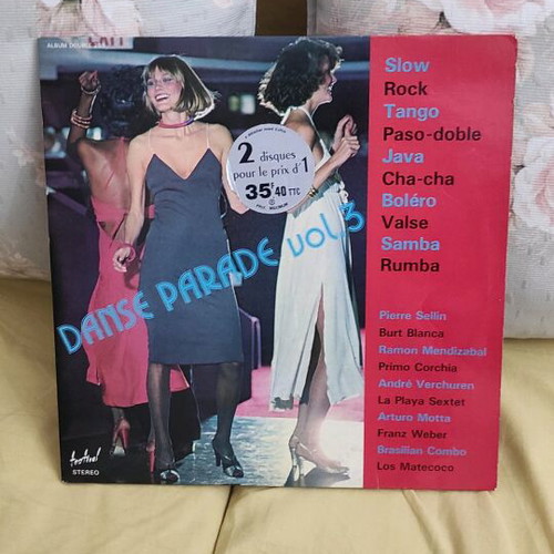 Dance Parade vol 3 vinyl like new, double record pop