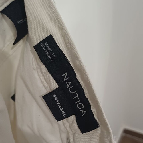 Nautica white slim jeans XL like new