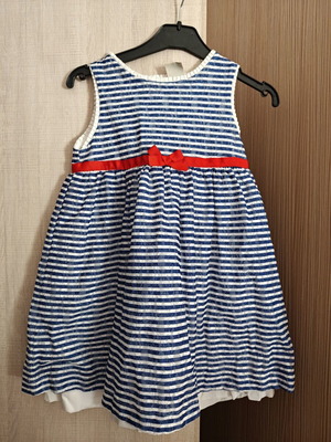 Matoufrance dress like new, size 104 cm, blue