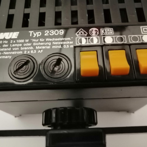 Video Camera Light used 2X1000 Watt 220 Volt with Fan REVUE Typ2309
