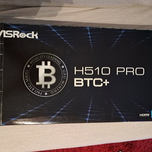 ASRock H510 Pro BTC+ motherboard like new