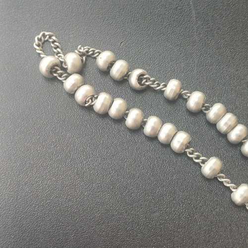 Vintage metal worry beads used