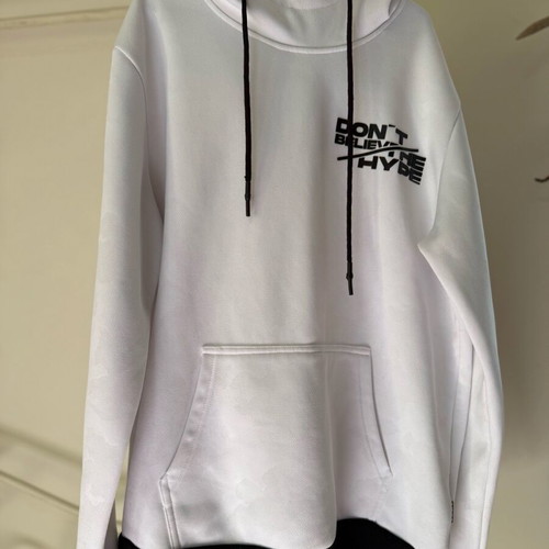 Inside unisex hoodie used, size XL, white and black