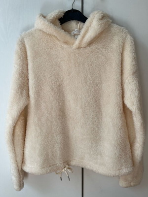 Shearling hoodie sweater like new, size S