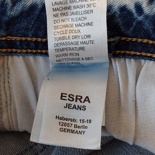 Esra Jeans women's jeans pants used, size L, blue