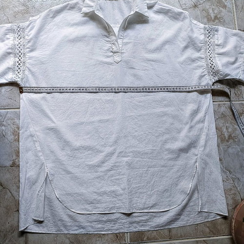 Bittoko shirt new, cotton, white, size XL