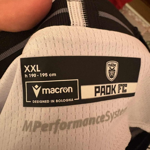 PAOK Konstantelias Signed Home Jersey 2024/25 XXL Macron