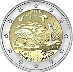  SAC Λιθουανία 2 Ευρώ 2021 UNC Žuvintas