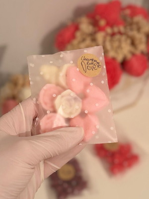 Wax melts Champagne rose and dove new, plant-based wax