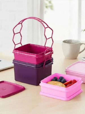 Σετ κλικ box Tupperware με 4 δοχεία, καινούργιο