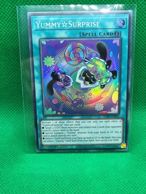 Yummy Surprise Yugioh! TCG JUSH-EN025 Justice Hunters 1st Edition σε άριστη κατάσταση