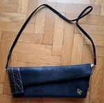Vintage clutch Christian Dior χειρός μαύρο σαν καινούργιο