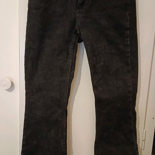 Zara black slim fit straight leg jeans like new