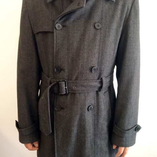 Cedarwood State men's grey coat like new