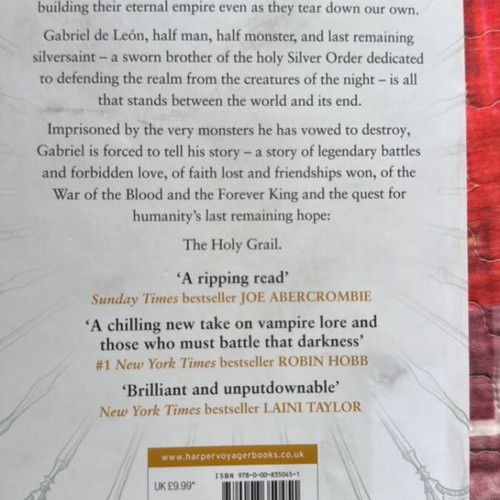 Empire of the Vampire book like new, English