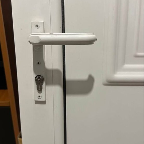 Aluminum door 2.10x0.71 without frame like new