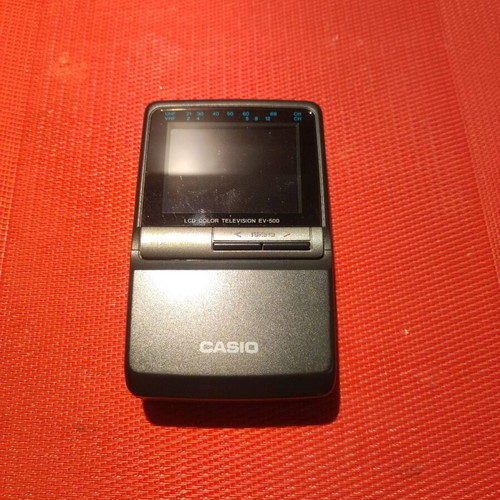 Vintage Casio EV-500N TV used, 8 inch, UHF/VHF