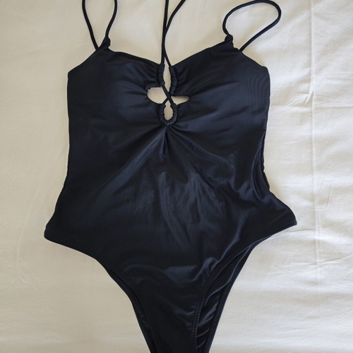 Mango black one-piece swimsuit size XS new