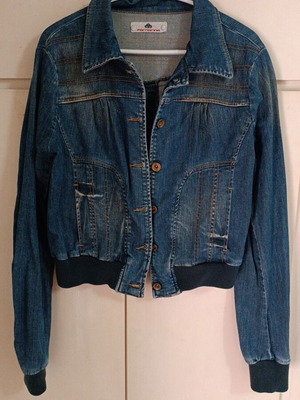 Fornarina denim jacket like new, medium size, blue