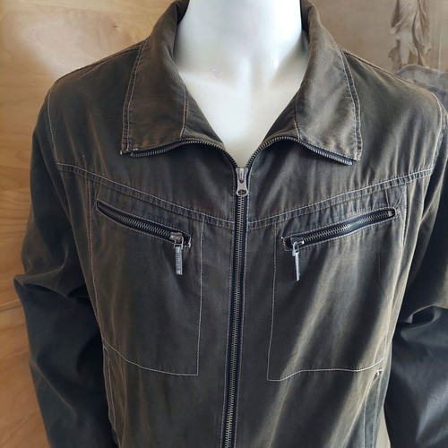 Milestone men's lightweight jacket like new, brown medium