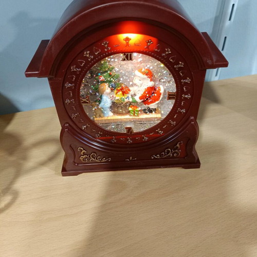 Christmas tree clock new with light