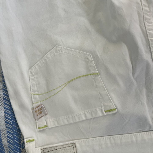 White cotton jeans pants small size like new