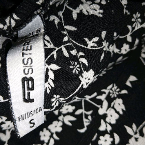 Sisley one-piece shorts new, black and white, size S