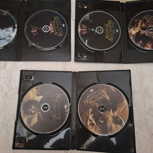 The Lord of the Rings DVD collection used, 3 DVDs with paper case
