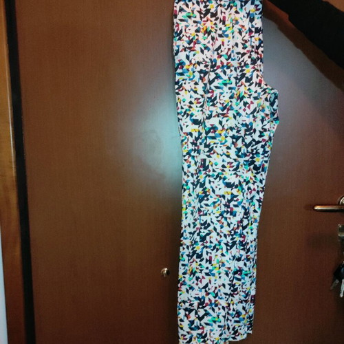 Zara colourful fabric trouser like new, size L 40 12
