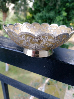 Orichalcum bowl ornate like new, antique